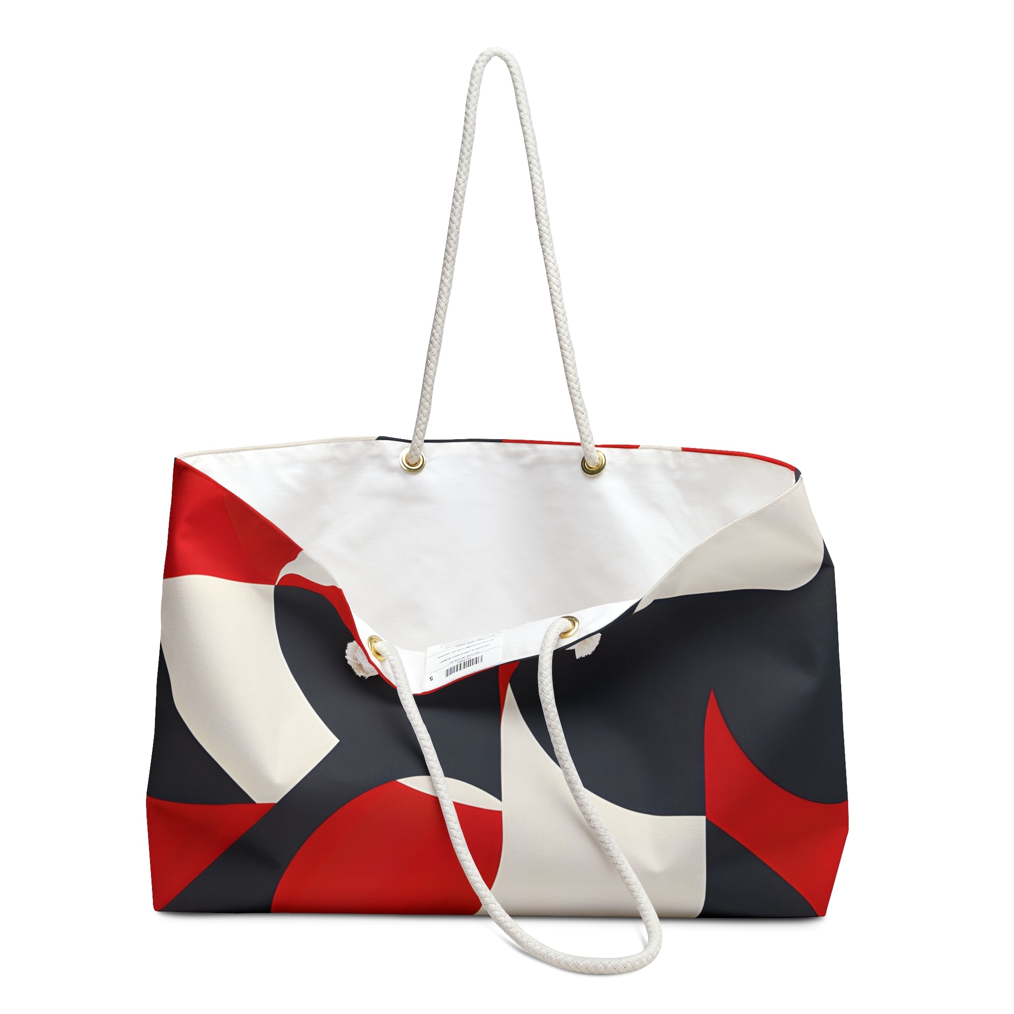 Winter Black Gold Chic Tote Bag