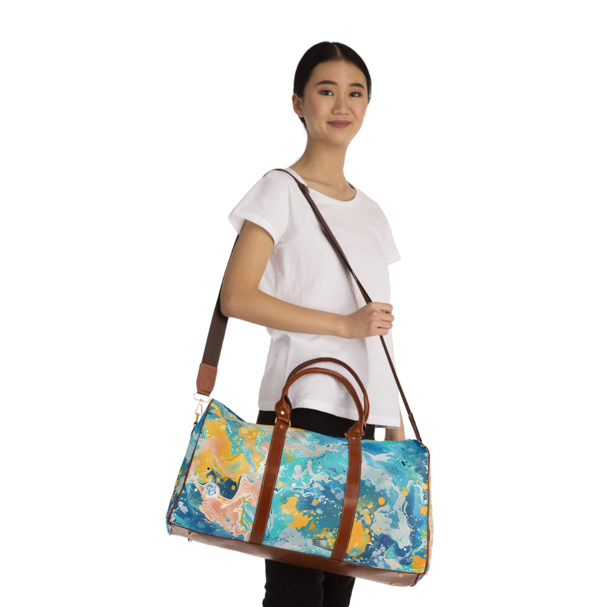 Turquoise Splash Journey Travel Bag