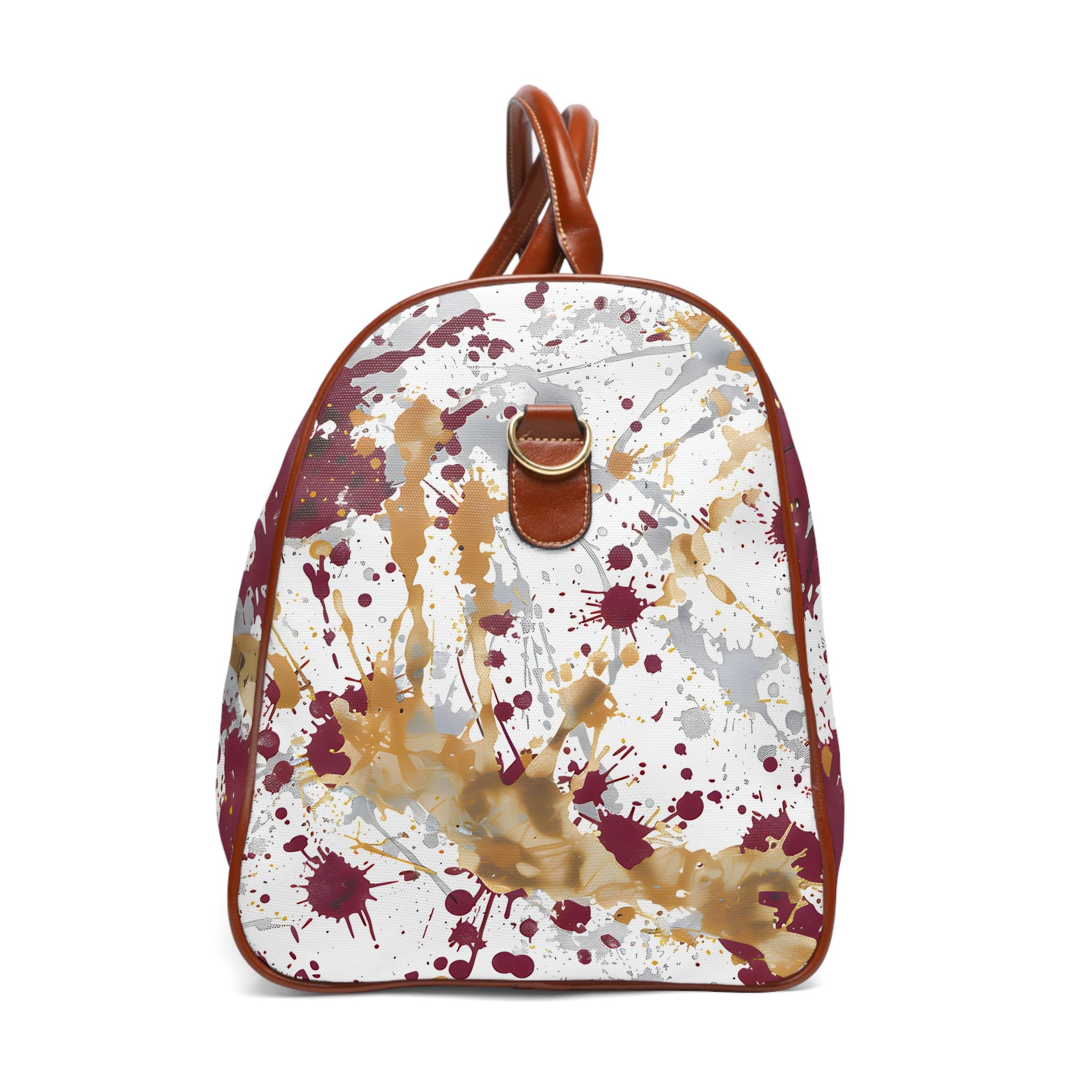 Maroon Splash Light Travel Bag