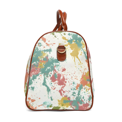 Cerulean Peach Splash Travel Bag