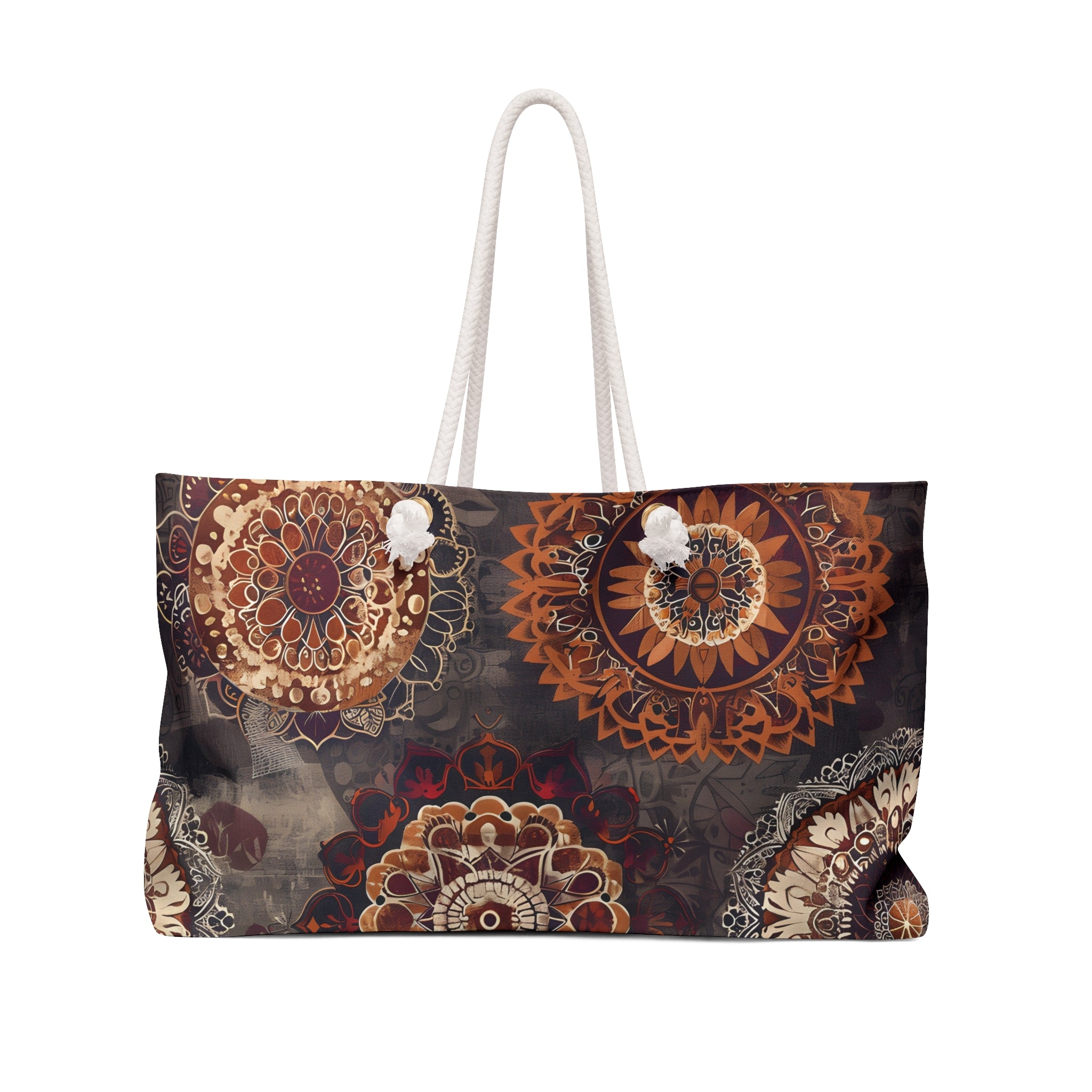 Boho Sunset Mandalas Tote Bag