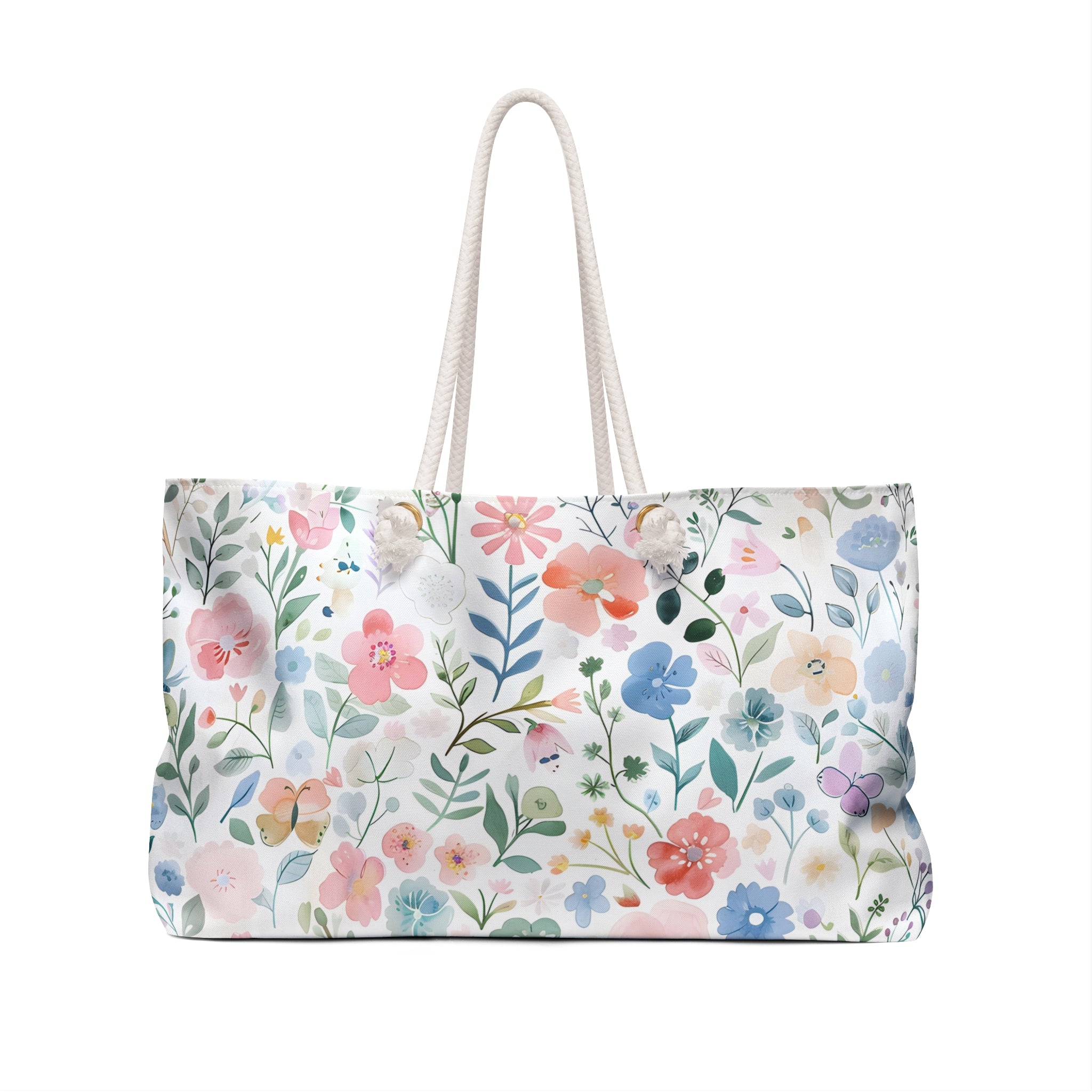 Whimsical Pastel Bloom Tote Bag