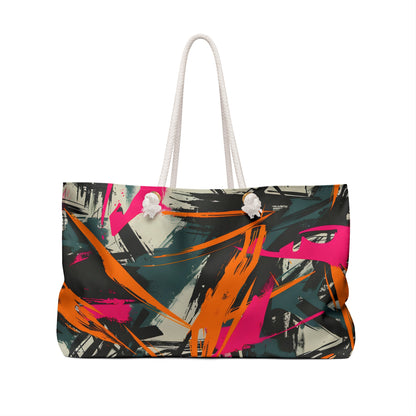 Neon Pulse Urban Jungle Tote Bag