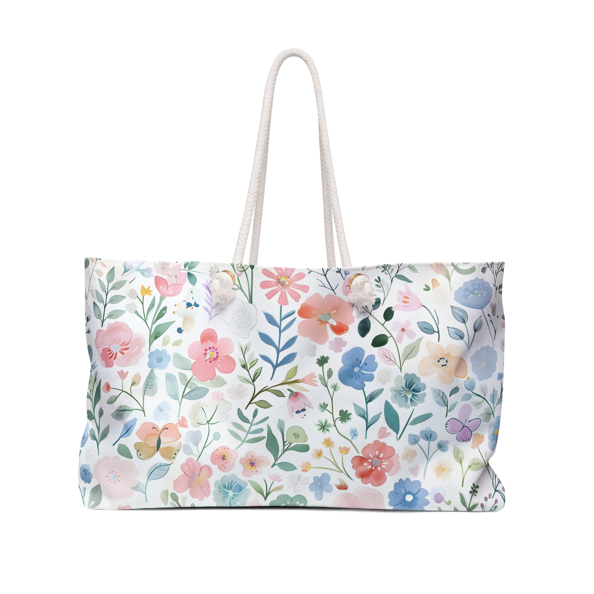 Whimsical Pastel Bloom Tote Bag