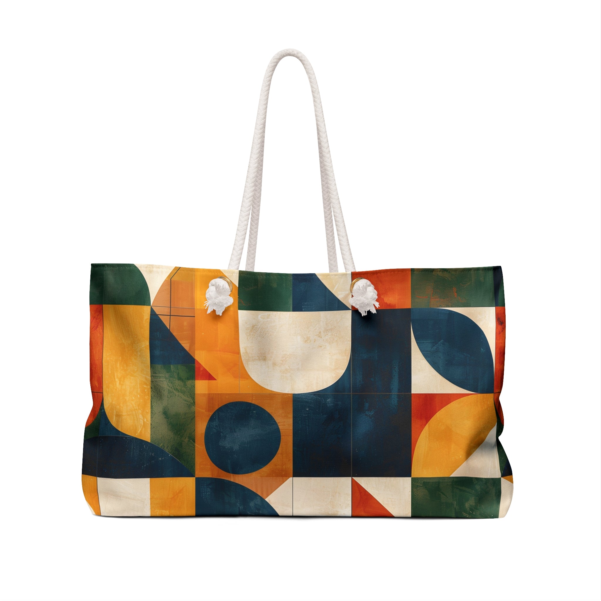 Citrus Geo Fusion Tote Bag