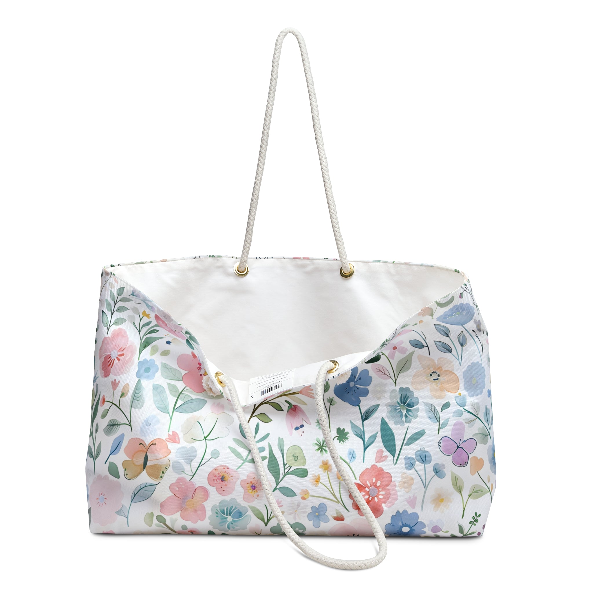 Whimsical Pastel Bloom Tote Bag