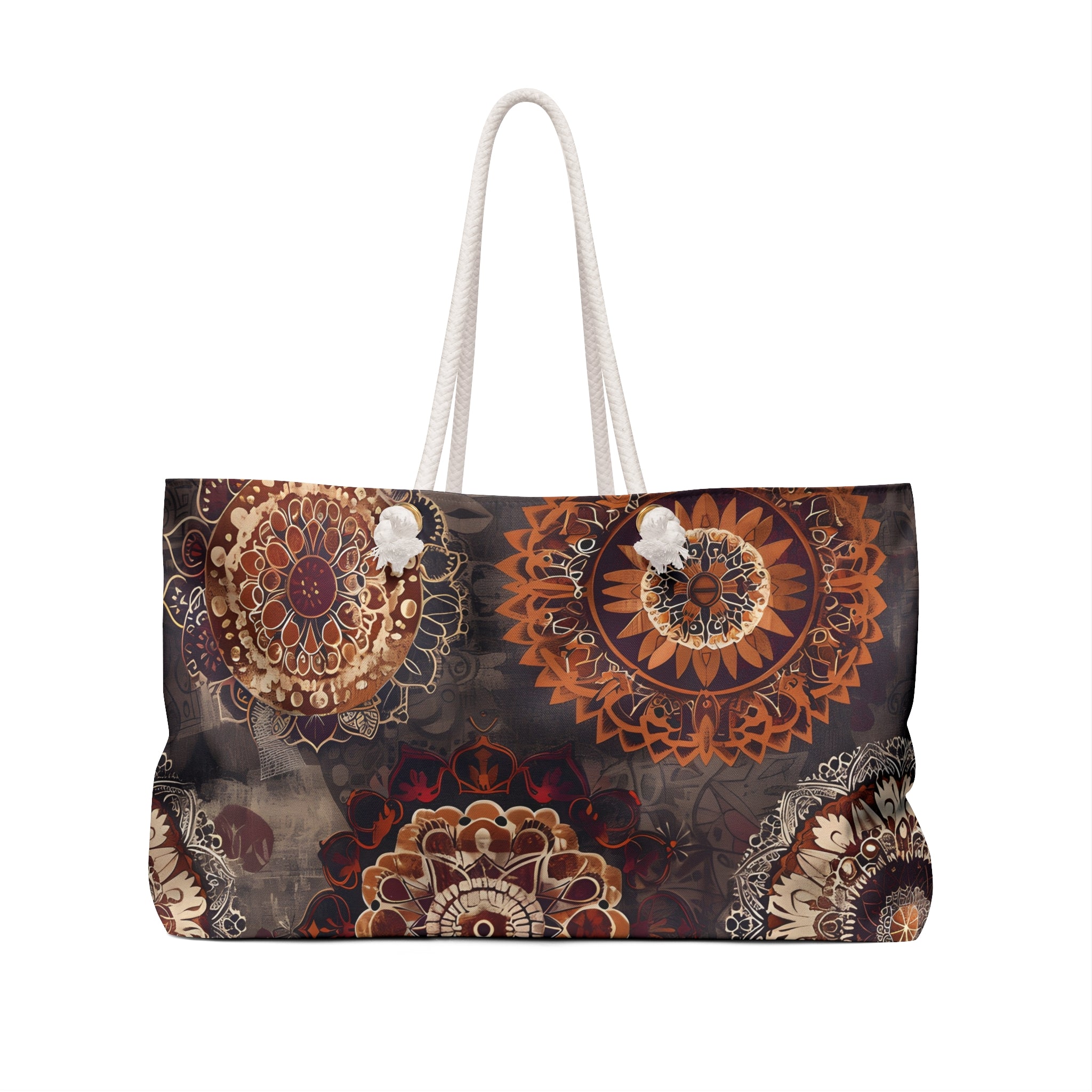 Boho Sunset Mandalas Tote Bag