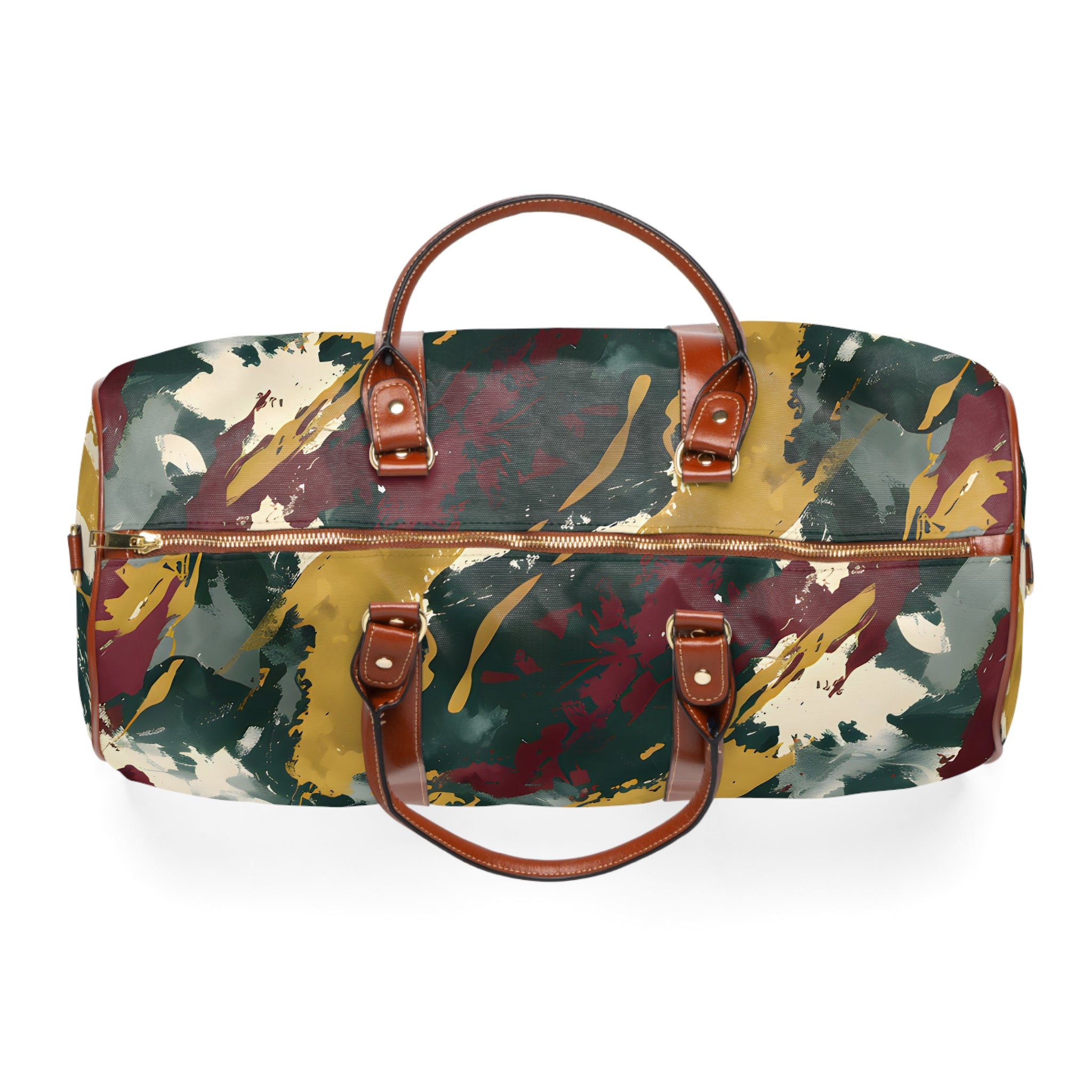 Golden Greens Travel Bag