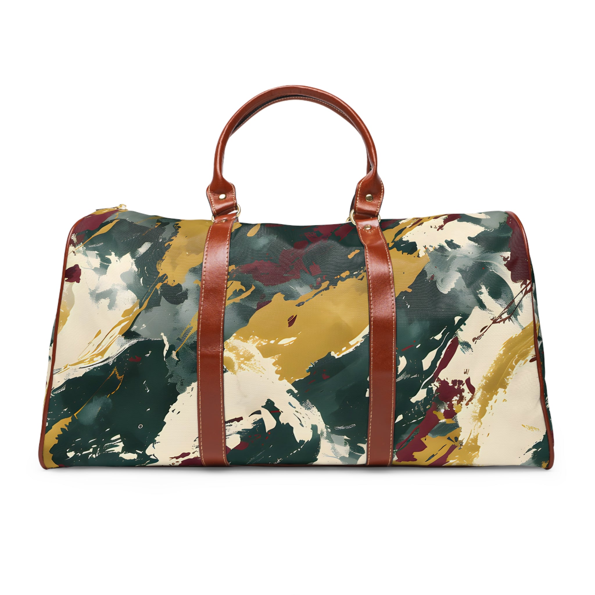 Golden Greens Travel Bag