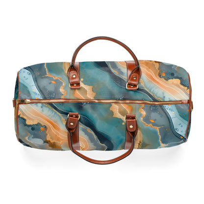 Turquoise Coral Journey Travel Bag