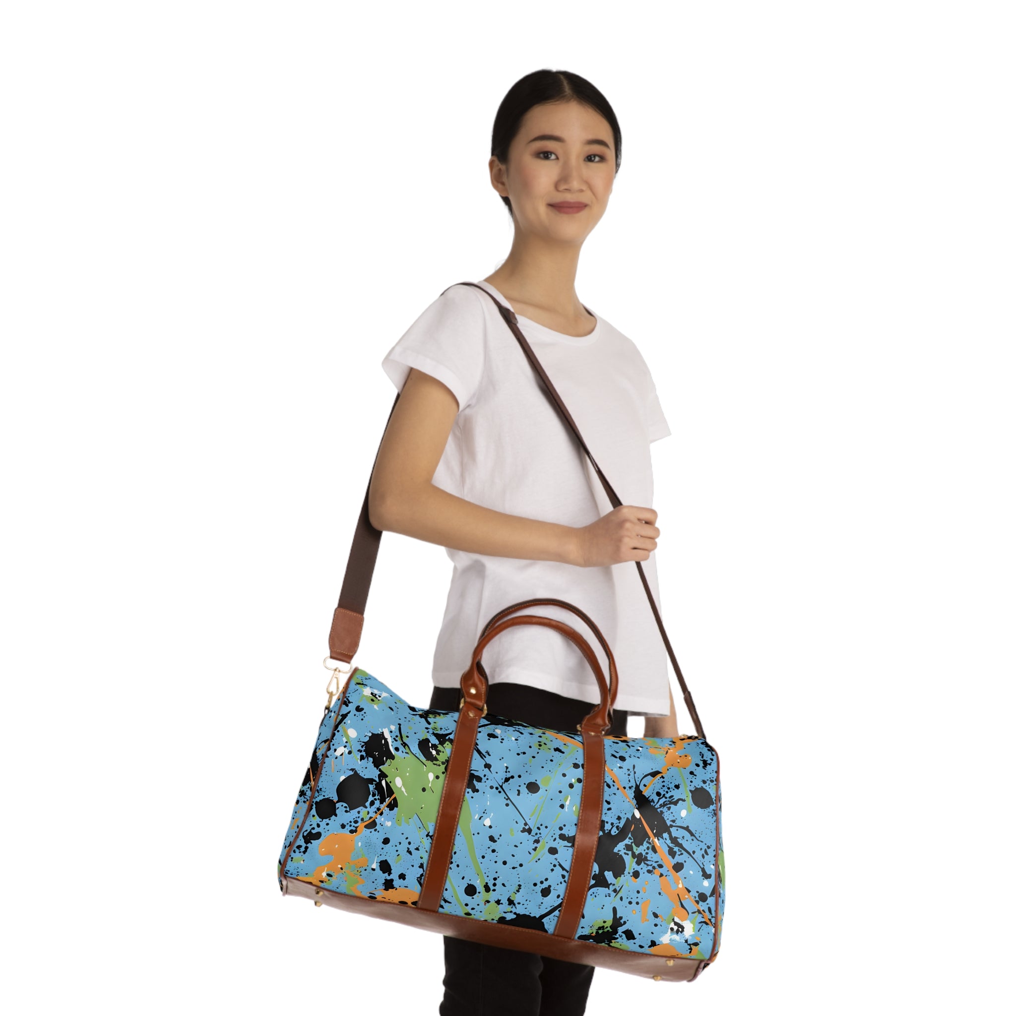 Azure & Citrus Splash Travel Bag