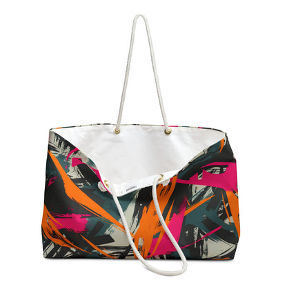 Neon Pulse Urban Jungle Tote Bag