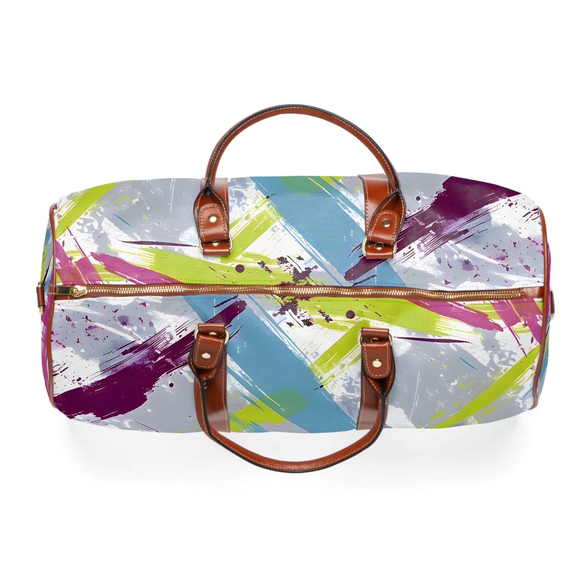 Sky Blue Splash Travel Bag