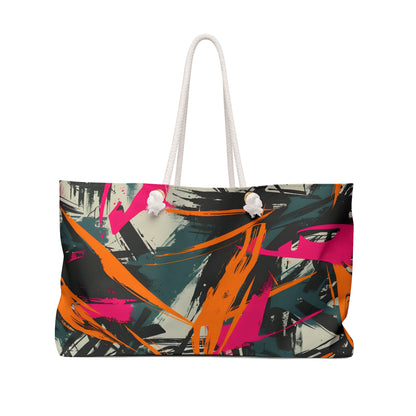 Neon Pulse Urban Jungle Tote Bag