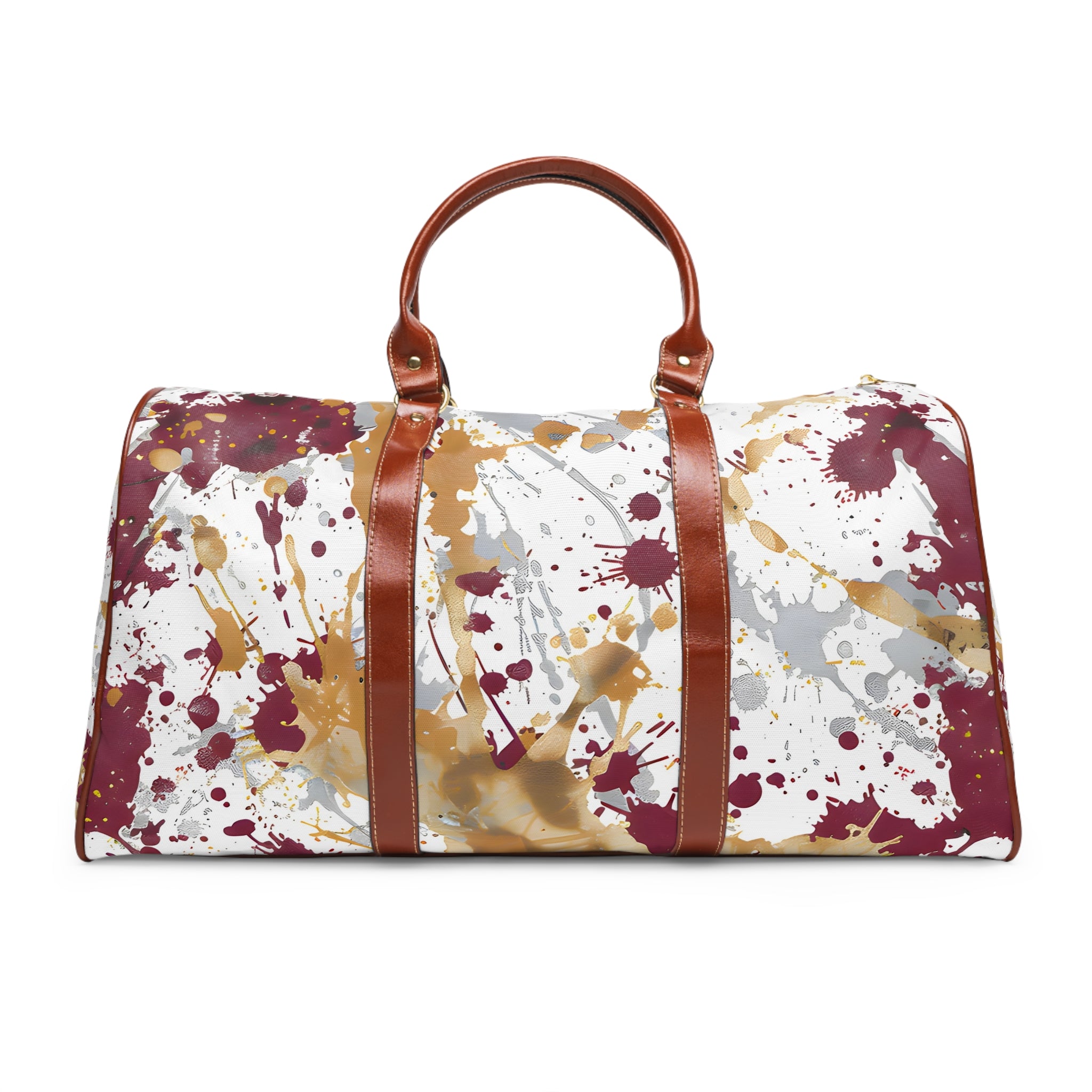 Maroon Splash Light Travel Bag