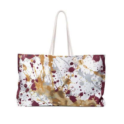 Splash Maroon Light Trendy Tote Bag