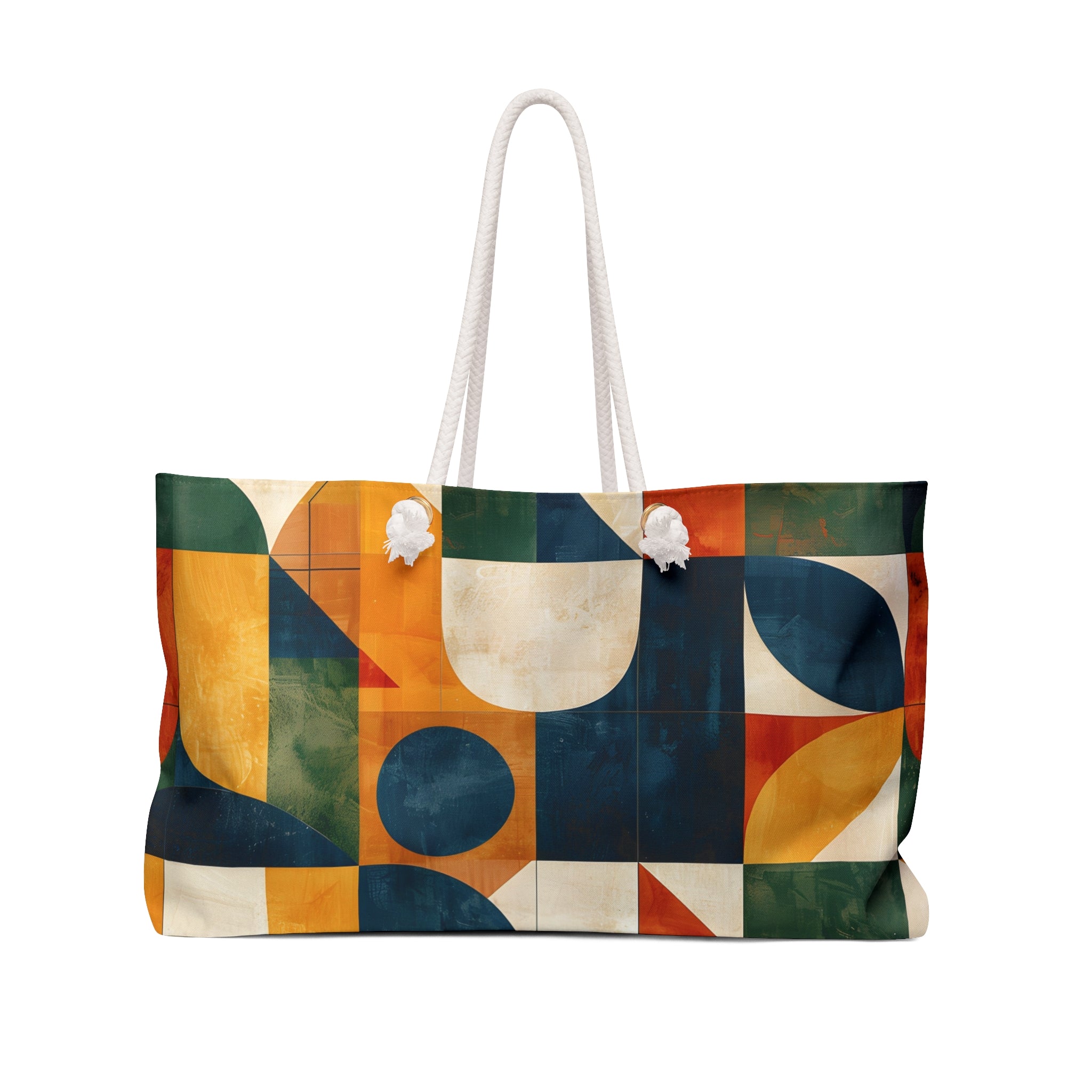 Citrus Geo Fusion Tote Bag