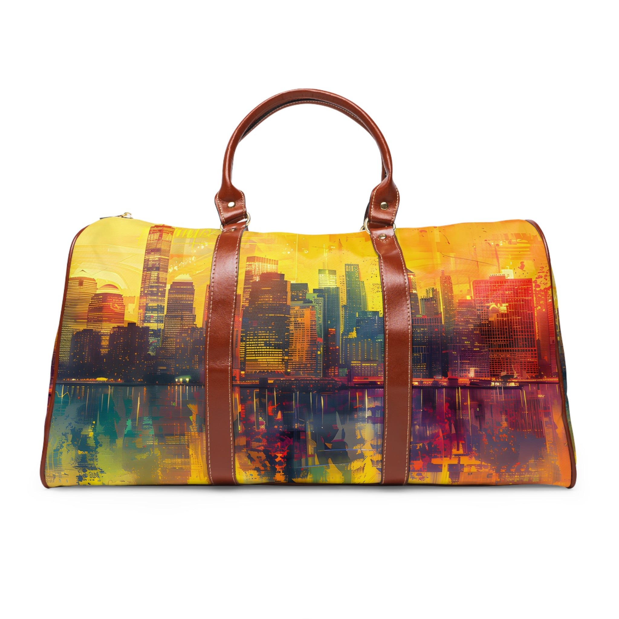 Sunset Cityscape Carry-On Travel Bag