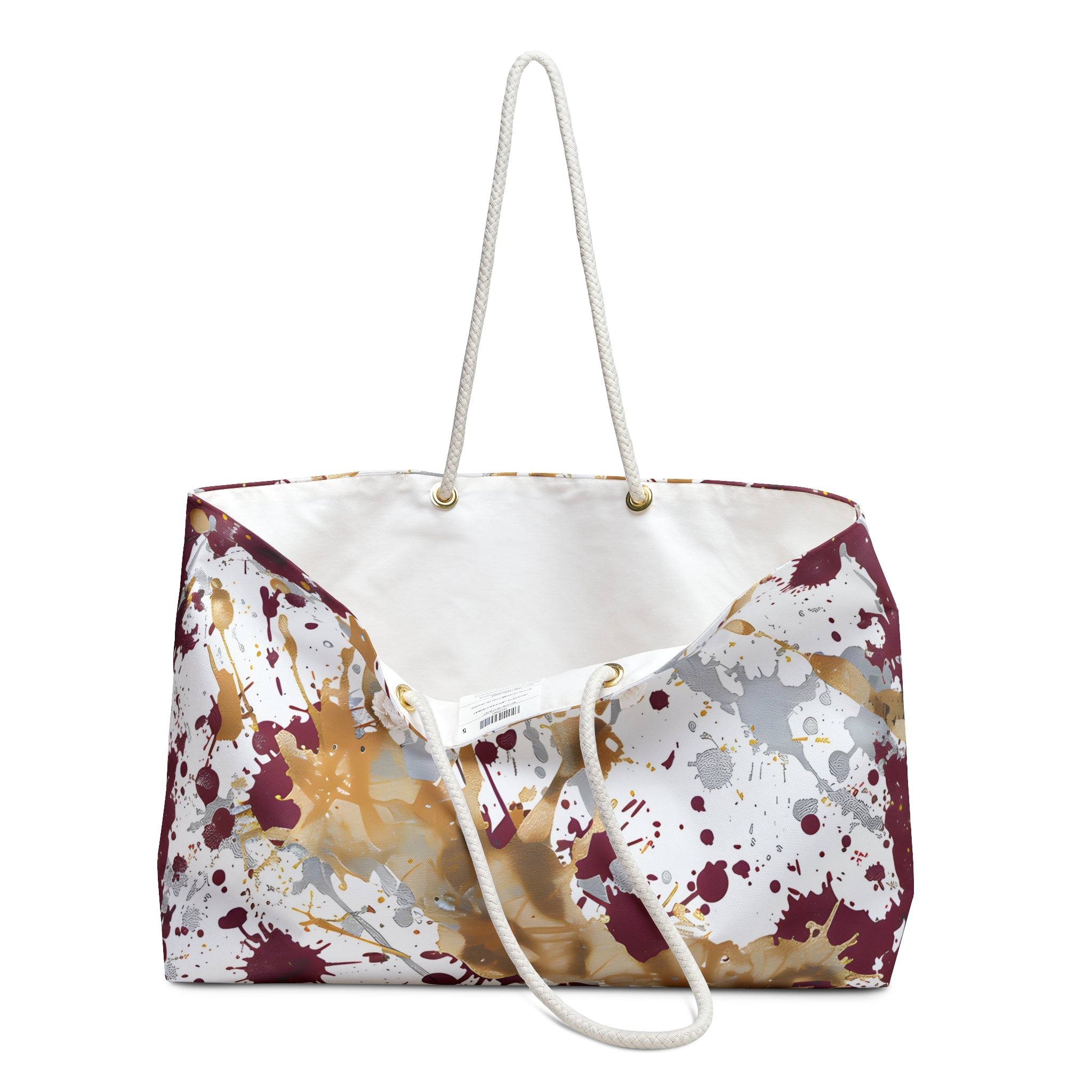 Splash Maroon Light Trendy Tote Bag