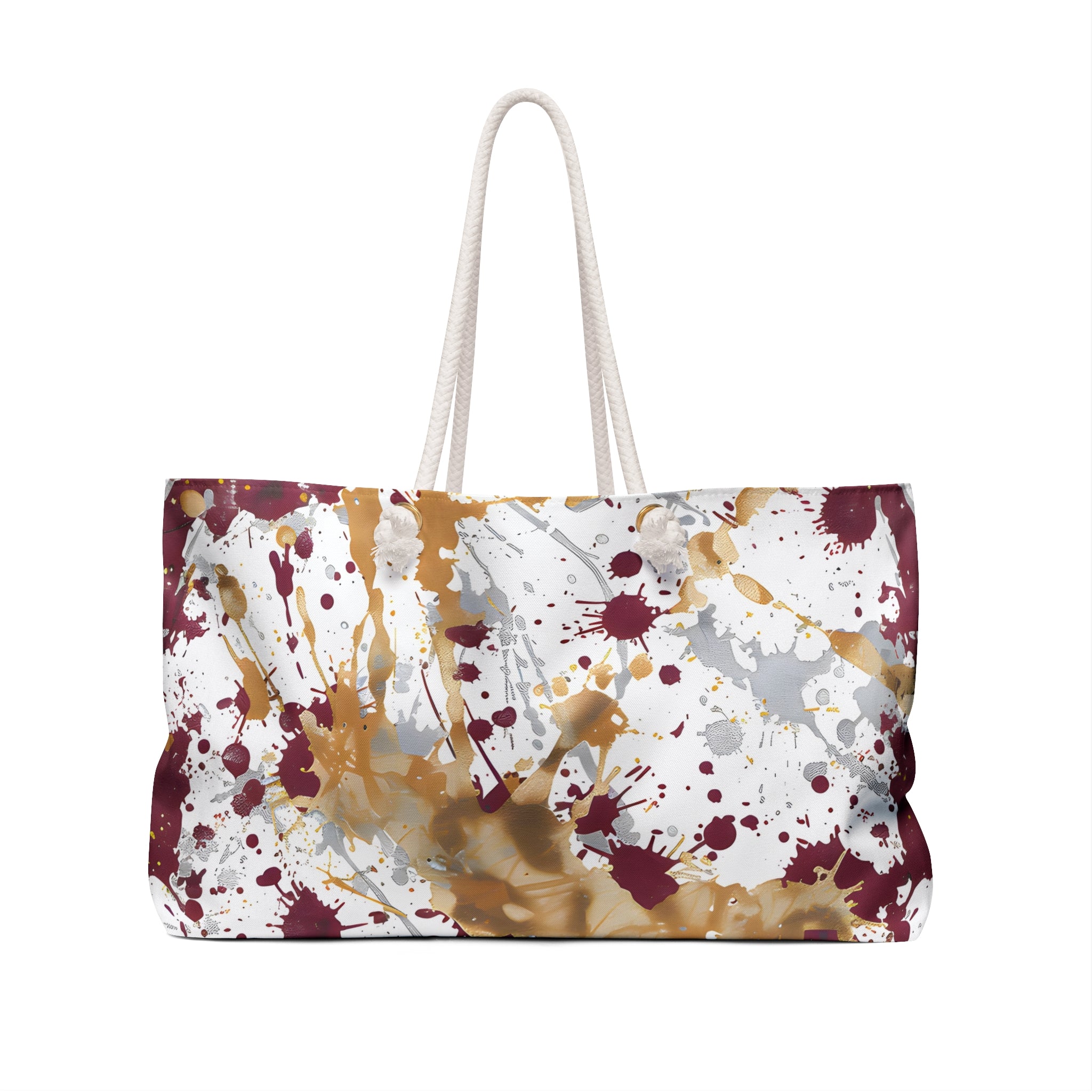 Splash Maroon Light Trendy Tote Bag