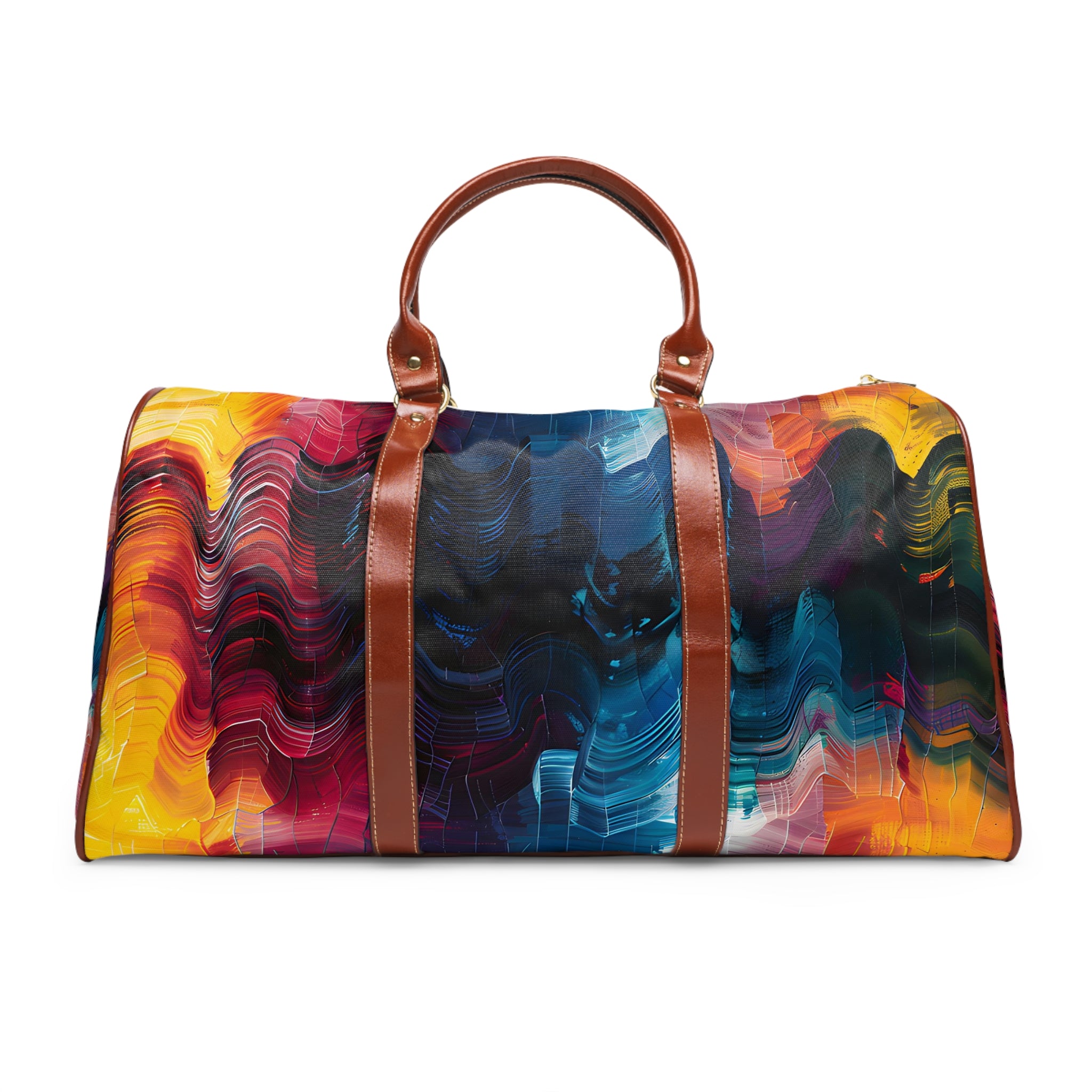 Color Wave Fusion Journey Travel Bag