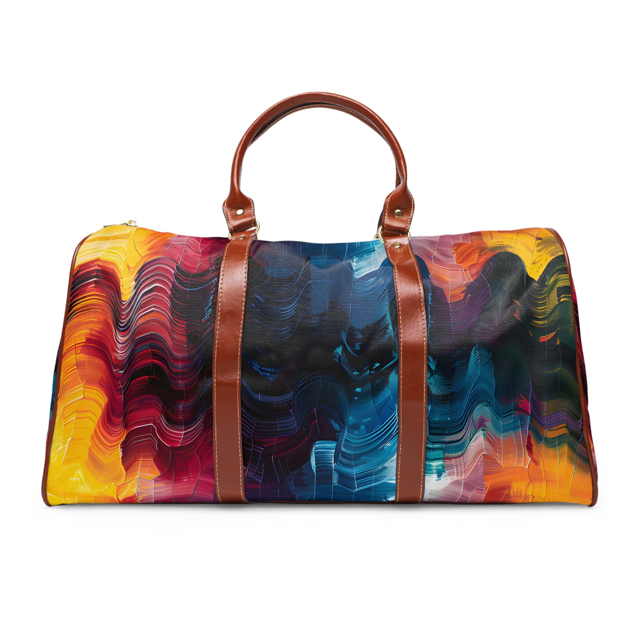 Color Wave Fusion Journey Travel Bag